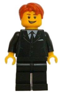 Lego Brand Store Male, Dark Orange Hair - Liverpool tls021