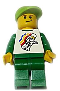 Lego Brand Store Male Mission Viejo - Male Classic Space minifigure floating in a Lego Brand Store at Mission Viejo - tls027