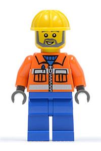 Lego Brand Store Male, Construction Worker tls035