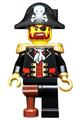 Male Lego Brand Store employee dressed as Pirate Captain Brickbeard in Nashville - tls043
