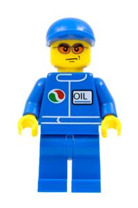 Lego Brand Store Male Sunrise - Male minifigure representing Lego Brand Store, wearing Octan - Sunrise attire - tls060