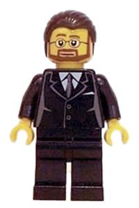 Lego Brand Store Male, Black Suit - Peabody tls061
