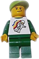 Male Classic Space minifigure from Lego Brand Store, floating, Peabody - tls062