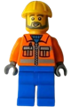 Male LEGO Brand Store Peabody employee dressed as a construction worker - tls063