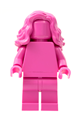 Dark Pink Monochrome with Mid-Length Wavy Hair - tls110