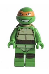 Michelangelo Minifigure - Michelangelo with gritted teeth and smudges - tnt038