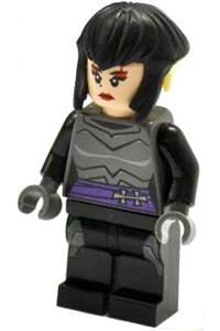 Karai Minifigure - Karai with scarf and dark red hair highlights (Movie Version) - tnt047