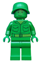 Green Army Man Medic with backpack - toy002