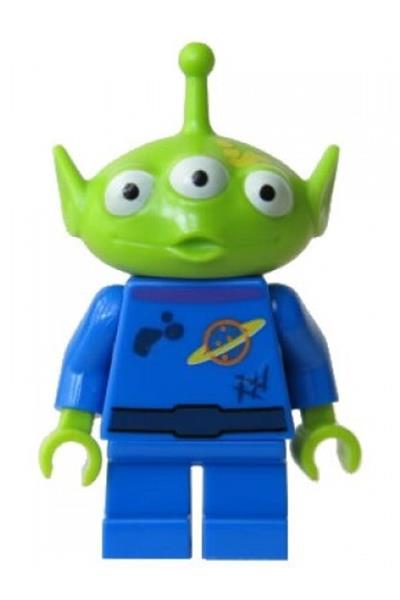New lego alien-yellow splotch on face from set 7596 toy story toy015 