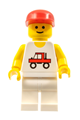 Trucker with white legs and a red cap - trc004