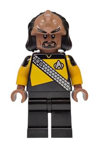 Lieutenant Worf Minifigure - trek008