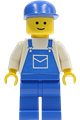 Male in Blue Overalls