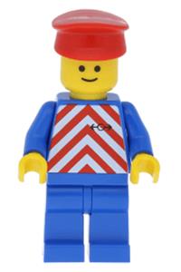Red & White Stripes - Blue Legs, Red Hat trn050