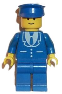 Suit with 3 Buttons Blue - Blue Legs, Blue Hat trn100