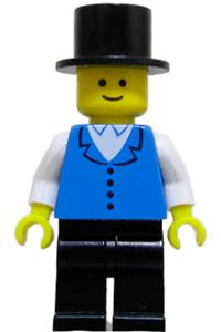 Patron Minifigure - Minifigure representing a patron in a town square - twn012