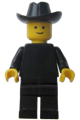 Figure with a black torso portraying a patron - twn019