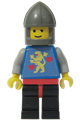 Castle Guard, Lion with Hearts, Black Legs , Dark Gray Chin-Guard - twn042