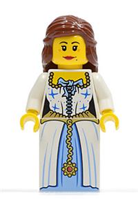 Bride Minifigure - Bride with printed legs - twn132