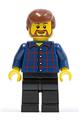 Male in Plaid Button Shirt