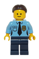 Police - Female Officer, Dark Brown Hair with Bun - twn220