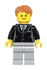 Bank Secretary Minifigure - Bank secretary wearing a suit with pockets - twn252a