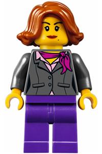 Manager Minifigure - Manager with dark purple legs - twn311