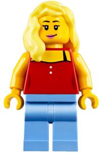 Surfer Female Minifigure - Female surfer - twn315