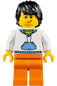 Winter Vacationer Male Minifigure - Male winter vacationer - twn316