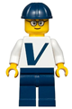 Male with Vestas Logo on Torso, Dark Blue Legs, Dark Blue Construction Helmet, Glasses - twn365