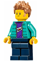 Male with Purple Shirt, Dark Turquoise Jacket, Dark Blue Legs and Medium Nougat Hair - twn390