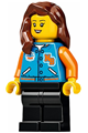 Female with Sports Jacket, Black Legs, Reddish Brown Hair - twn393