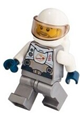 Male astronaut in a flat silver spacesuit - twn400