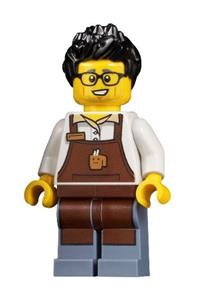 Coffee Vendor Minifigure - twn423