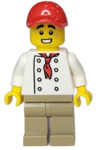 Hot Dog Vendor Minifigure - twn433