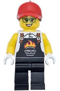 Burger Truck Vendor Minifigure - twn495