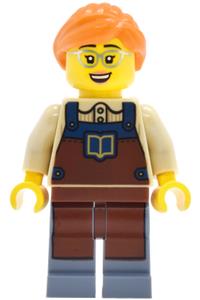 Book Nook Owner Minifigure - twn559
