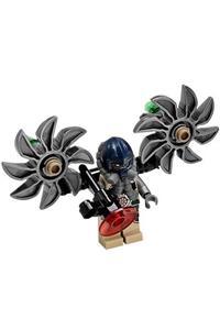 Psyclone Minifigure - Psyclone with parachute backpack and attachments - uagt008