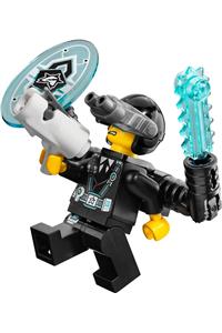 Agent Curtis Bolt Minifigure - Agent Curtis Bolt complete with sticker on shield - uagt013s