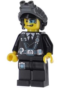Agent Curtis Bolt Minifigure - Agent Curtis Bolt with goggles - uagt015