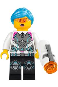 Agent Caila Phoenix Minifigure - Agent Caila Phoenix with dark azure hair - uagt029