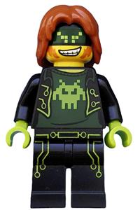 Terabyte Minifigure - Terabyte with dark orange hair - uagt035