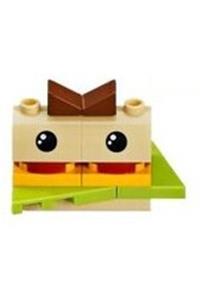 Burger Person Minifigure - uni12