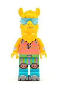 Party Llama Minifigure - Party Llama, Bandmates Series 1 - vid004a