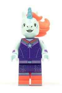 Unicorn DJ Minifigure - Unicorn DJ, Bandmates Series 1 - vid005