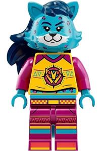 Leopard Guitarist Minifigure - vid032