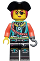 DJ Captain, Vidiyo Bandmates, Series 2 (Minifigure Only without Stand and Accessories) - vid037