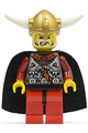 Viking warrior with a Viking king wearing a black cape - vik005