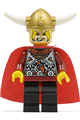 Viking King wearing a red cape (Viking Warrior 5b) - vik011