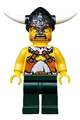 Viking warrior with dark green hips and legs identified as version 6a - vik017