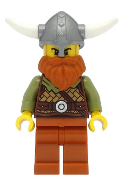 LEGO® Viking Warrior Male Creator Minifigure with Dark Orange Beard 31132 vik038